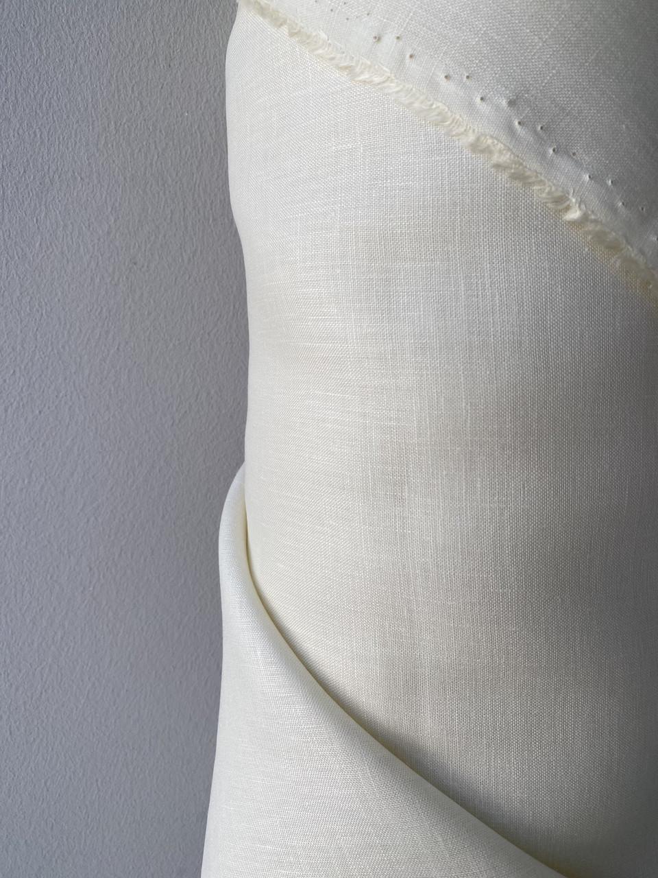 Тканина не пом'якшена LINEN PLUS 100% льон 150 см 1403 Кремовий - фото 9 Тканина не пом'якшена LINEN PLUS 100% льон 150 см 1403 Кремовий - фото 9
