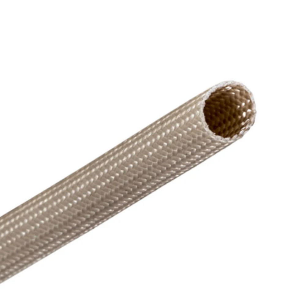 Кабельная оплетка профессиональная Techflex Ultraflexx стекловолоконная до 650°C Ø2,59 мм 1 м Светло-серый (000045464)