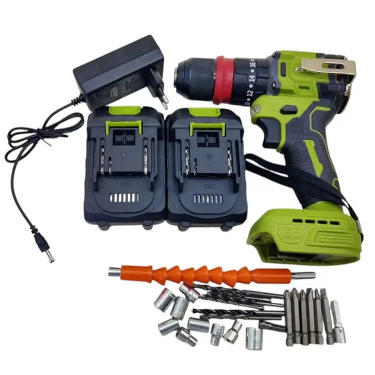 Шуруповерт акумуляторний ELTOS ДА-20/13 UBL/DFR безщітковий знімний патрон