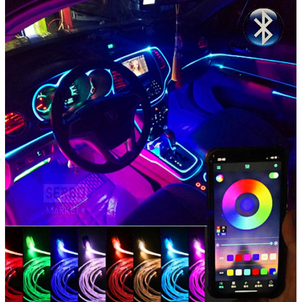 Підсвічування з мікрофоном універсальне RGB led APP з керуванням зі смартфона (01675) - фото 6 Підсвічування з мікрофоном універсальне RGB led APP з керуванням зі смартфона (01675) - фото 6