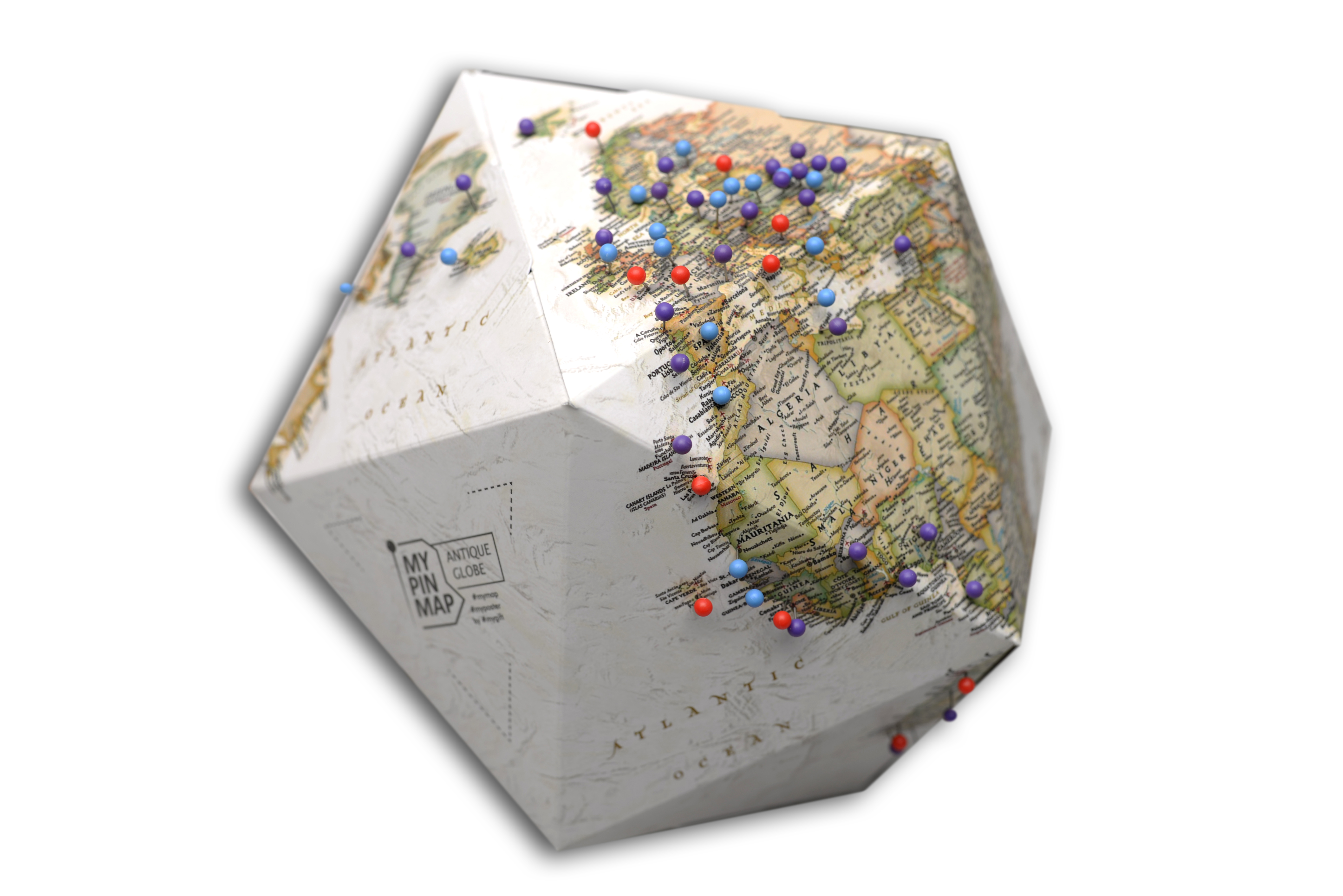 3D Глобус My Pin Map Globe Antique - фото 3