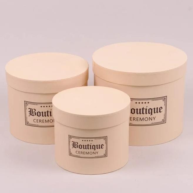 Комплект коробок для цветов Flora Персиковый 3 шт. (38257) - фото 1 Комплект коробок для цветов Flora Персиковый 3 шт. (38257) - фото 1