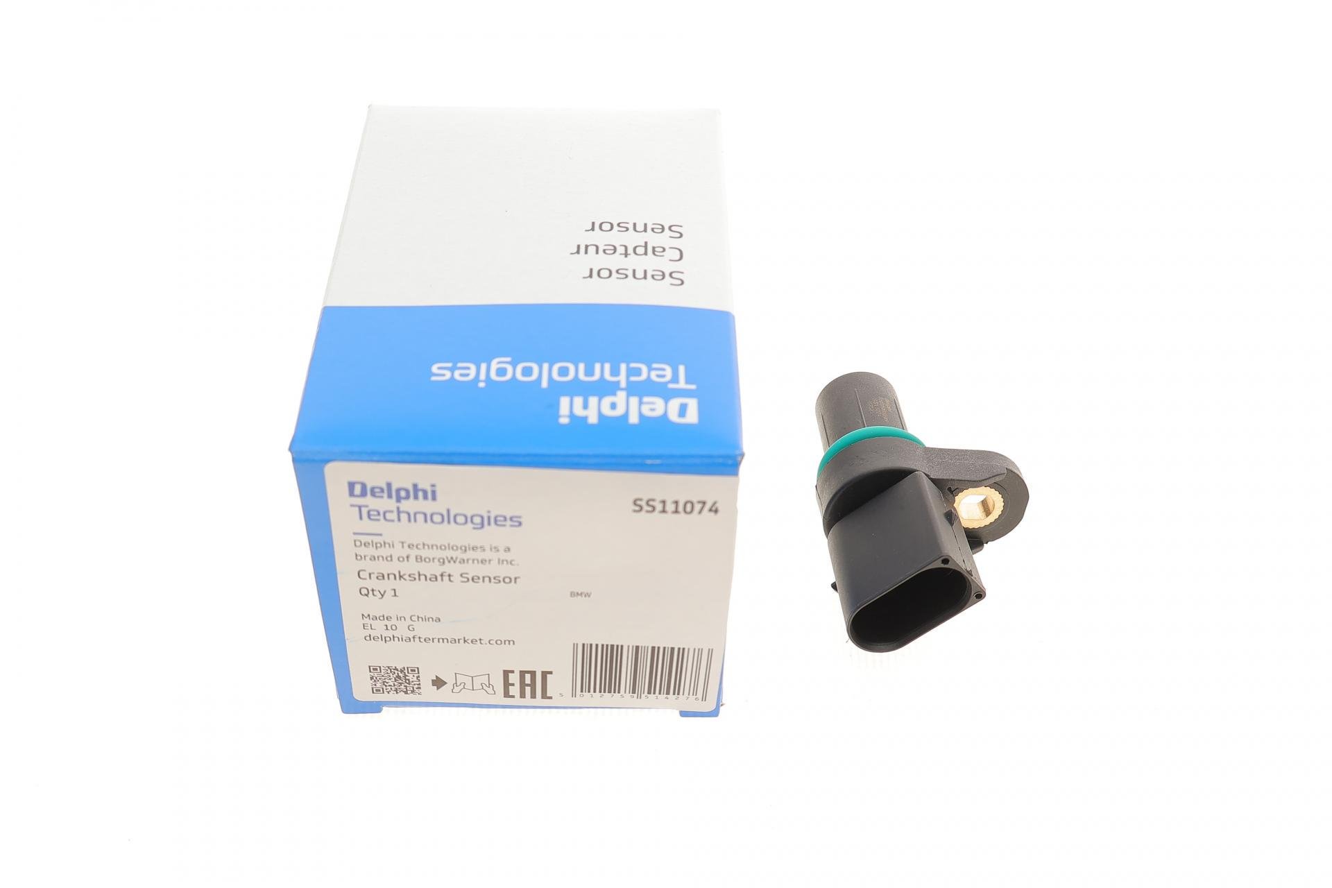 Датчик DELPHI положення колінвалу BMW 3 E46/5 E60/7 E65-E57/X5 1,6-5.0i 03-06 N46/N43/N42/N46/N62 (SS11074)