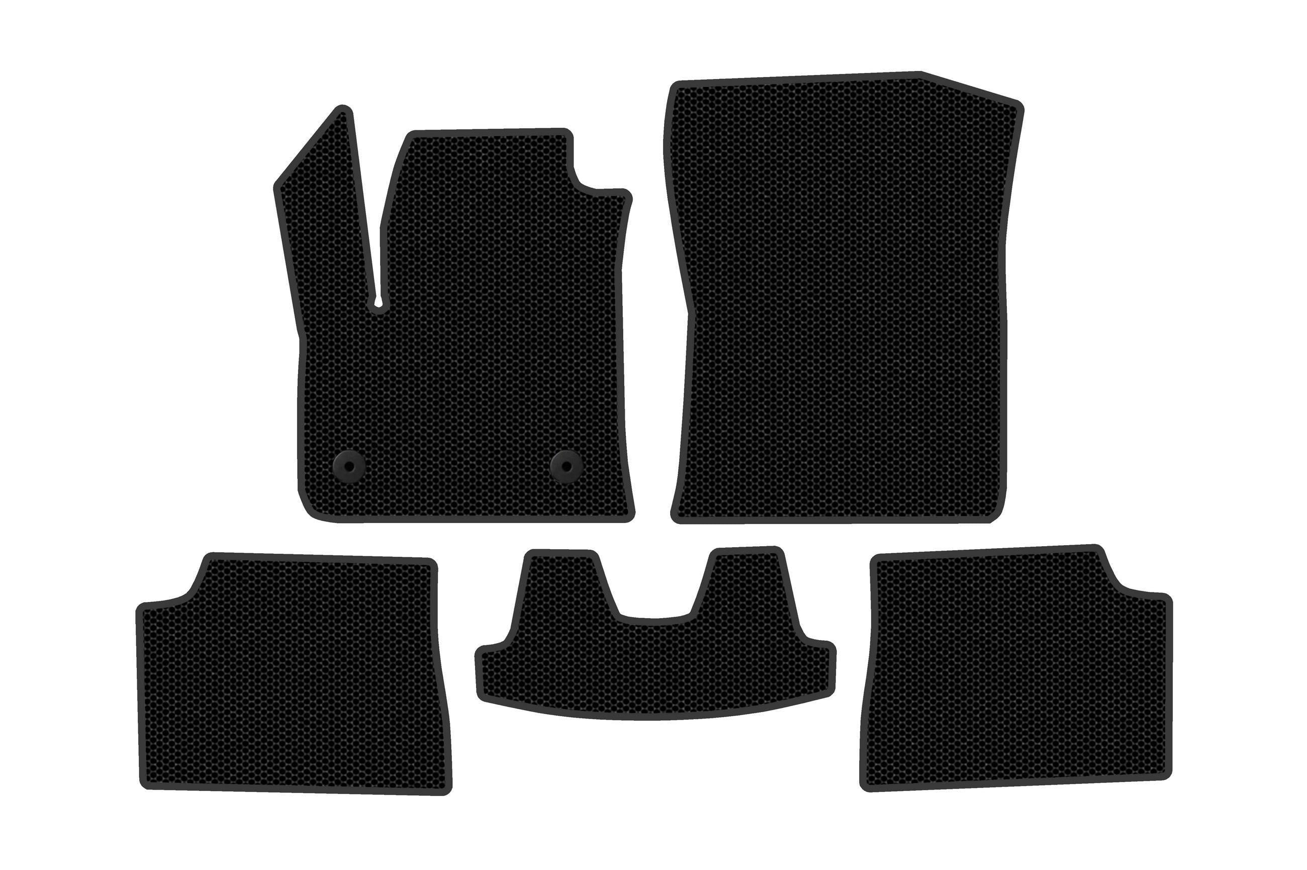 Коврики резиновые Digital Designs Carsuit для Fiat 600/600e 2023- г. электро Черный (185612)