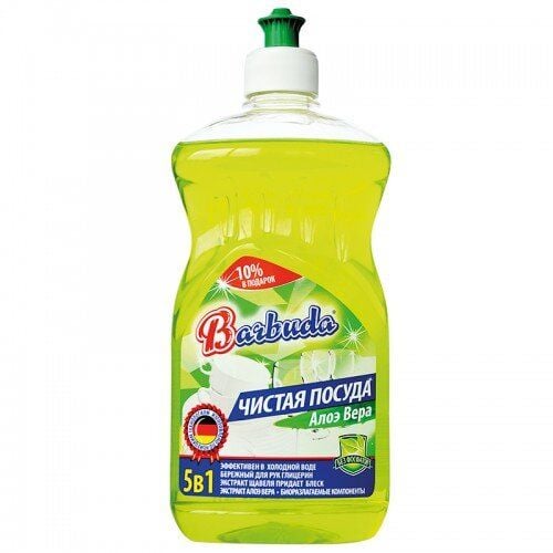 Засіб для миття посуду Barbuda Алое Вера 500 мл