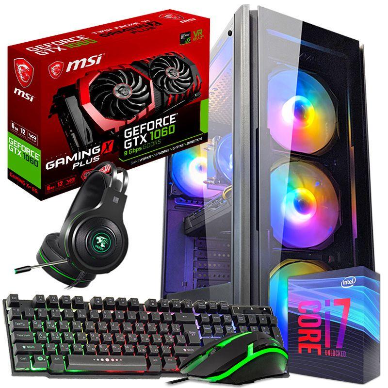 Комп'ютер ігровий Intel i7 GTX 1060 16GB SSD M.2 Win10/ZEVS PC10000U (3125971594)
