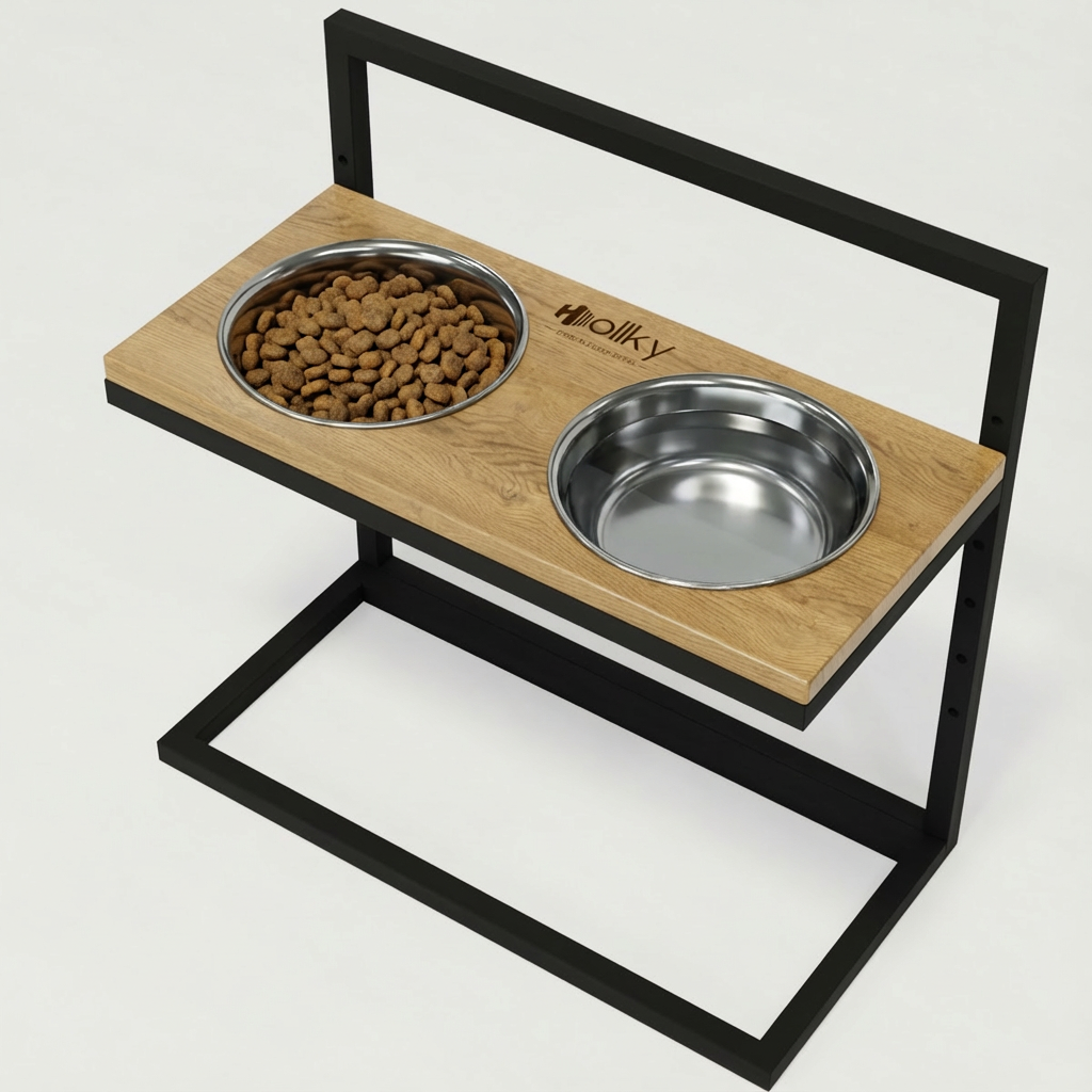 Миски на регулируемой подставке для больших собак Hollky Flex L 2х1,8 л (FL-502850-GRNT) - фото 2 Миски на регулируемой подставке для больших собак Hollky Flex L 2х1,8 л (FL-502850-GRNT) - фото 2