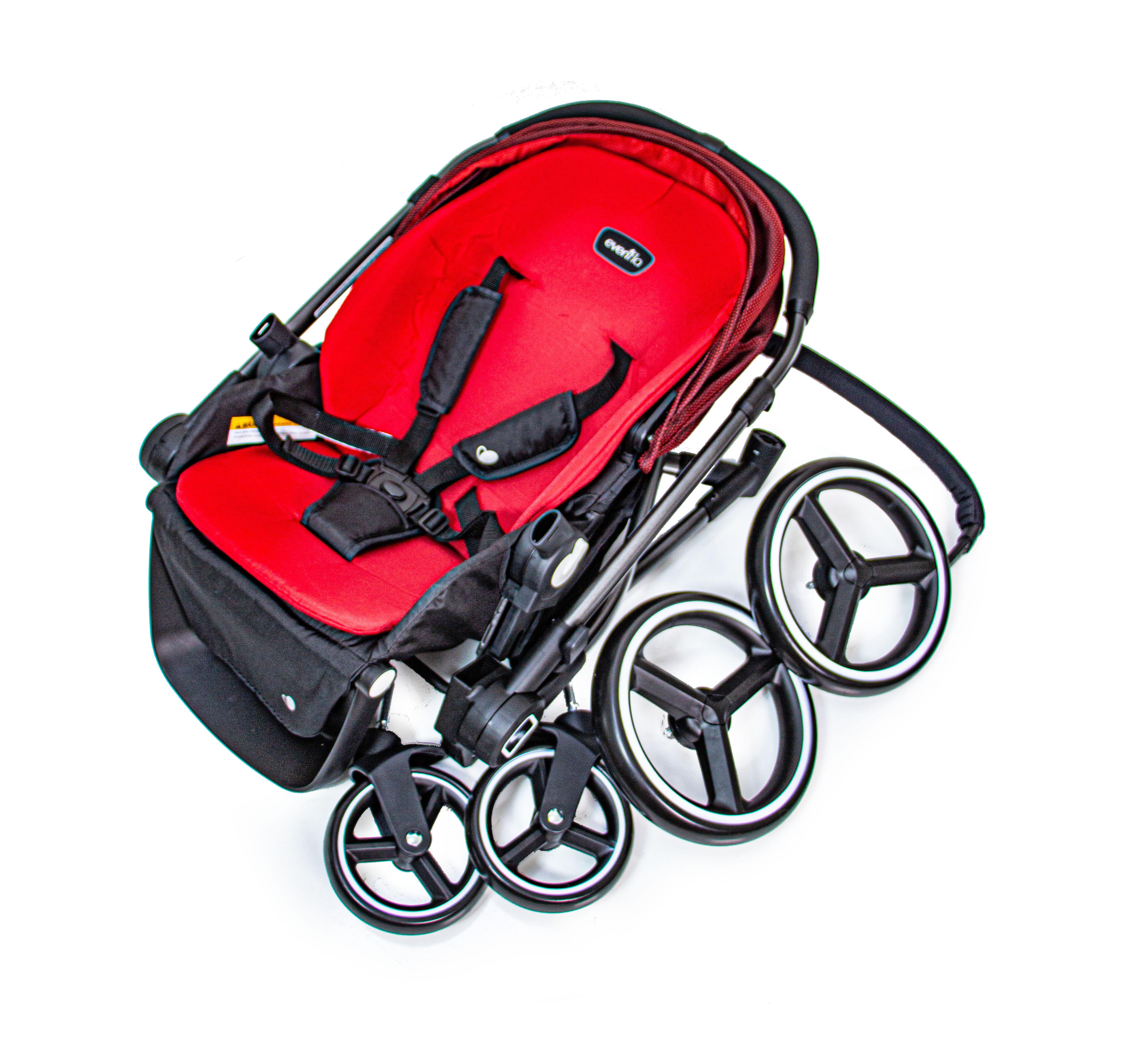 Універсальна дитяча коляска Evenflo Vesse LC839A-W8BD Червоний - фото 6 Універсальна дитяча коляска Evenflo Vesse LC839A-W8BD Червоний - фото 6