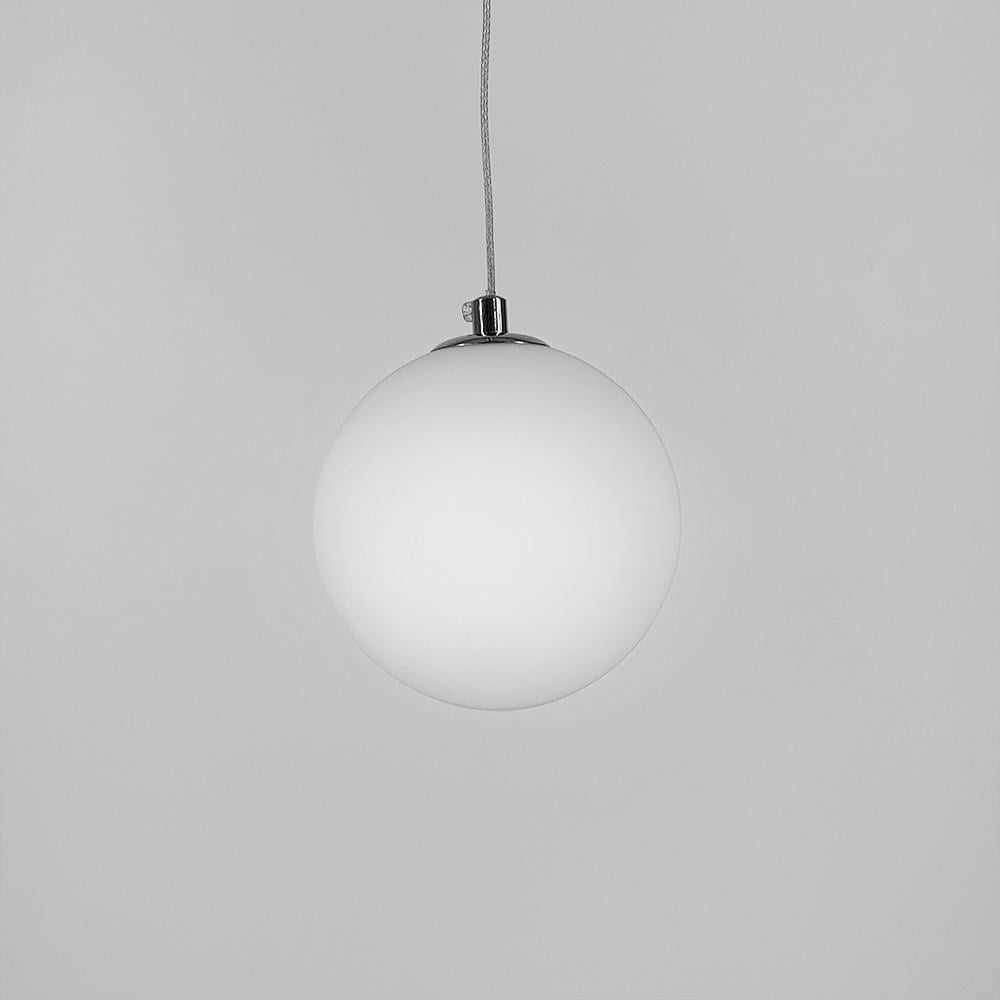 Підвіс з 1 білим плафоном Хром (0286/1 CH/WT) - фото 4