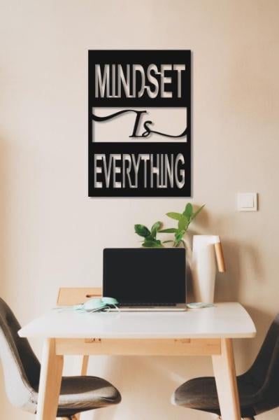 Картина-панно деревянное на стену в стиле лофт Decart Mundset is everything 110х76 см