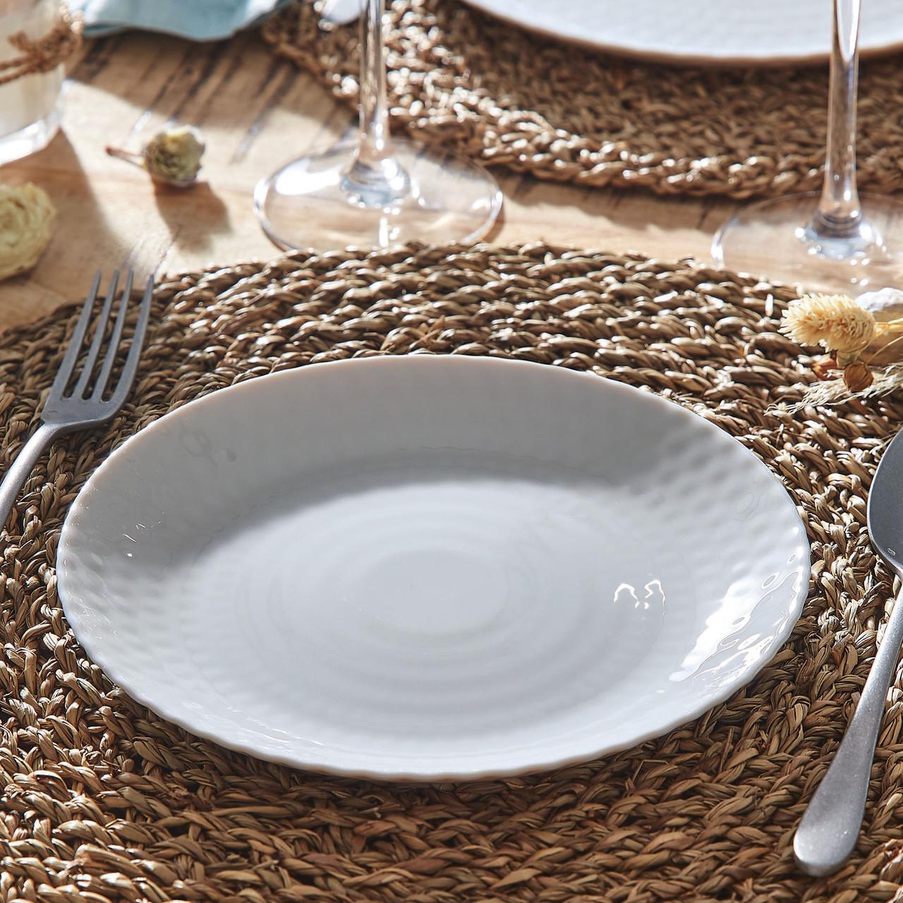 Тарелка десертная Luminarc Pampille Granit 19 см Серый (Q4646) - фото 4 Тарелка десертная Luminarc Pampille Granit 19 см Серый (Q4646) - фото 4