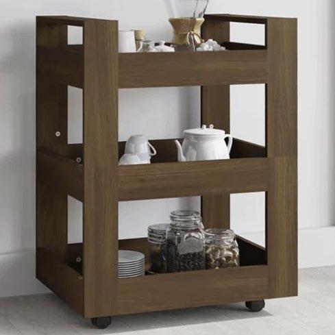 Столик сервірувальний з дерева Тольне Капучино (ЭТК-004509)