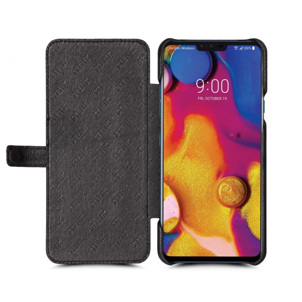 Чехол книжка Stenk Premium для LG V40 ThinQ Черный (64280)