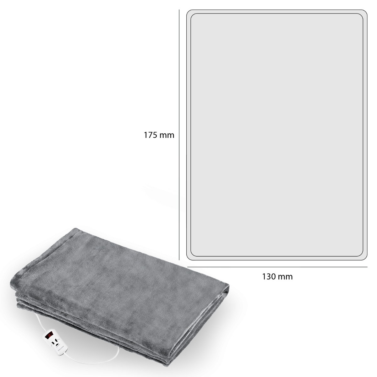 Электропростынь Profi Care PC-WUB 3061 180 Вт 130x180 см - фото 4 Электропростынь Profi Care PC-WUB 3061 180 Вт 130x180 см - фото 4