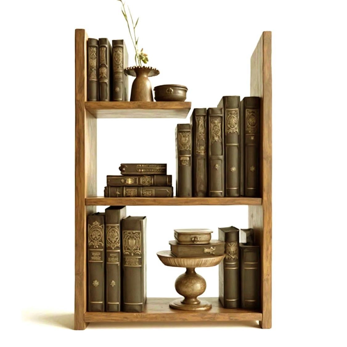 Полка книжная настольная из дерева Дорино Сиена (КПА-023805)