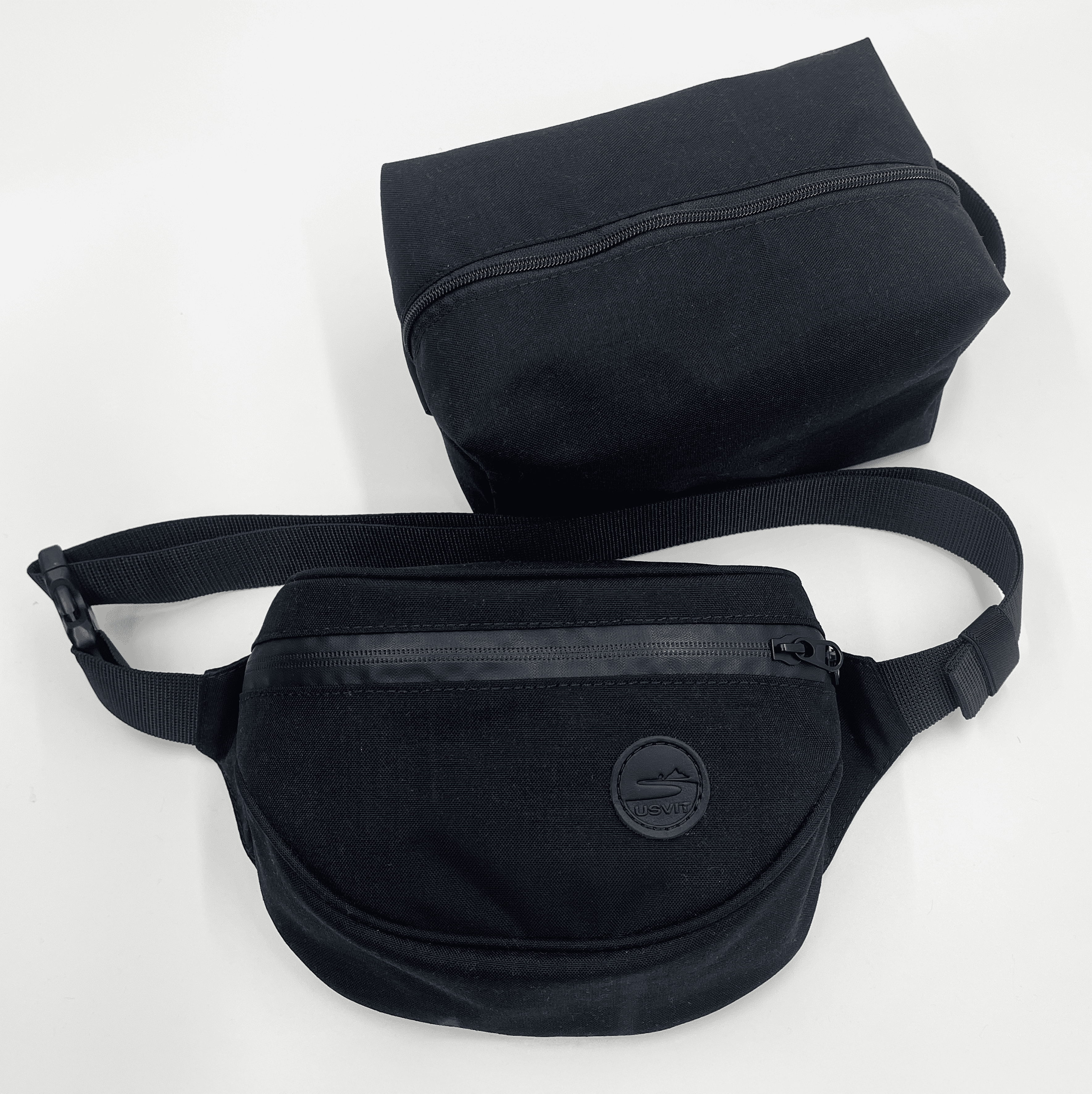 Косметичка органайзер для косметики USVIT Fancy Чорна (23х16х12 см) Cordura - фото 2