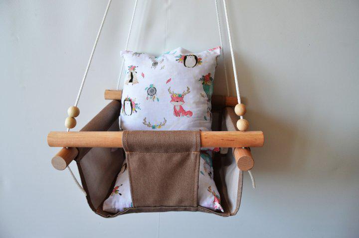 Дитяча гойдалка Infancy Звірятка Білий (9675270) - фото 3 Дитяча гойдалка Infancy Звірятка Білий (9675270) - фото 3