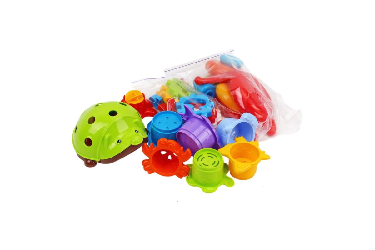 Іграшка для малюків ТехноК Подарунковий набір пірамідки/їжачок/кубик (2376) - фото 2 Іграшка для малюків ТехноК Подарунковий набір пірамідки/їжачок/кубик (2376) - фото 2