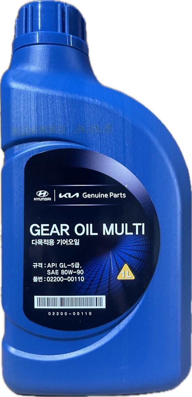 Масло Mobis Gear Oil Multi 80W-90 GL-5 1 л (0220000110)