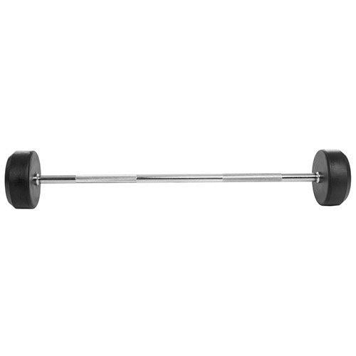 Штанга фіксована пряма Rubber Coated Barbell Zelart TA-2685 30 кг Чорний (58363066) - фото 2