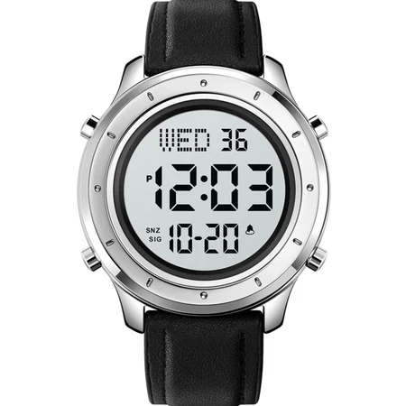 Наручные часы Skmei 1864LSIWT Silver-White Leather (1032) Наручные часы Skmei 1864LSIWT Silver-White Leather (1032)