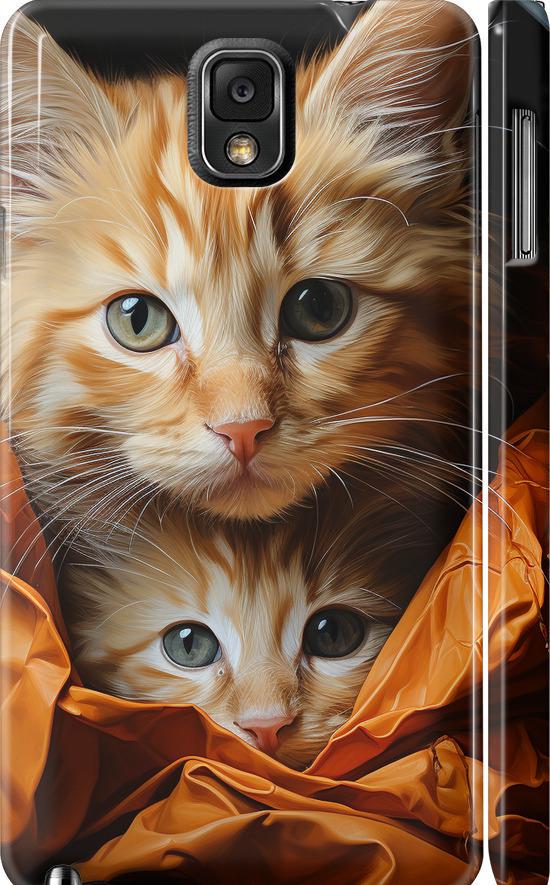 Чехол на Samsung Galaxy Note 3 N9000 Котики 2 (5664c-29-42517)