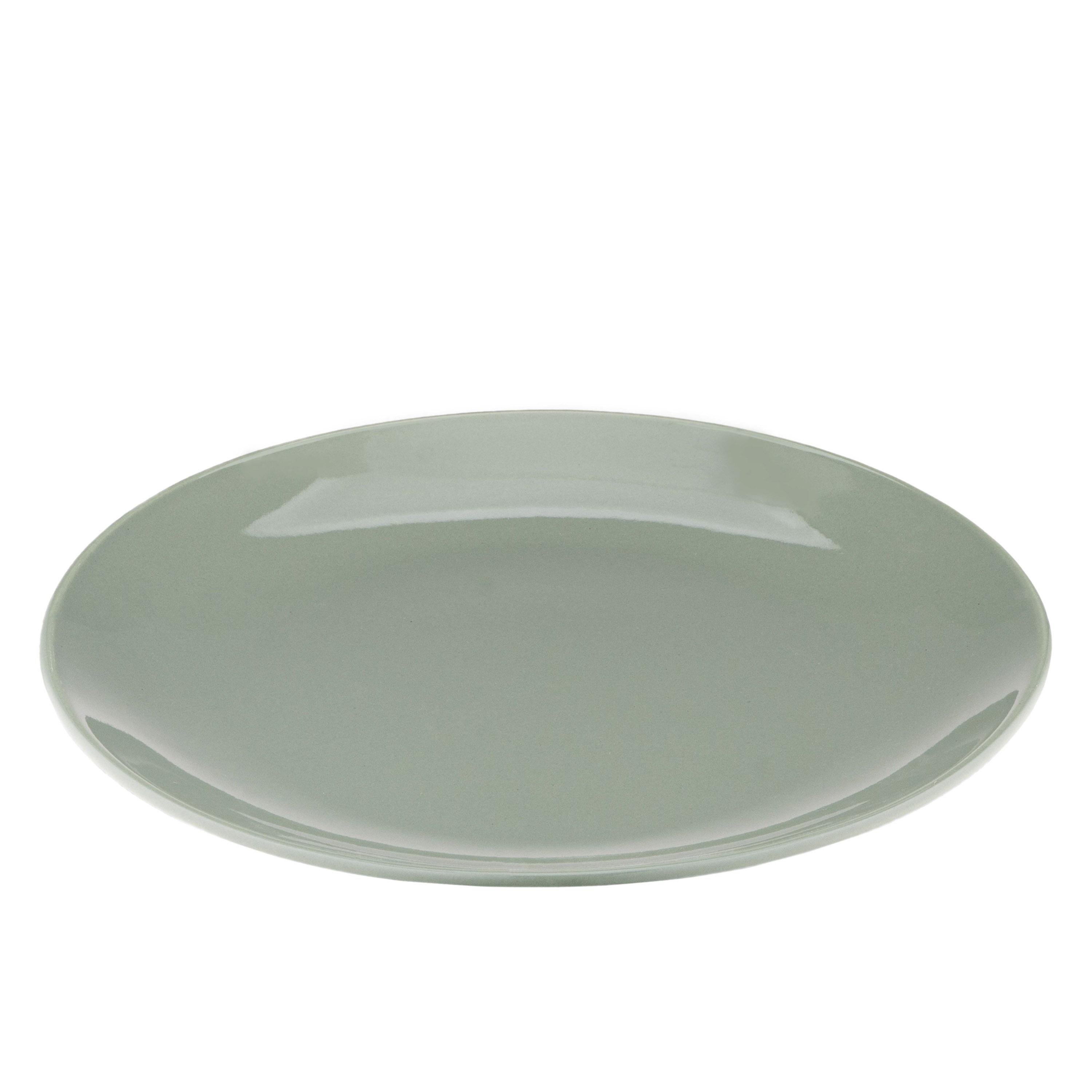 Тарелка для обеда Ardesto Сарги из фарфора диаметр 26,8 см Зеленый (622547)