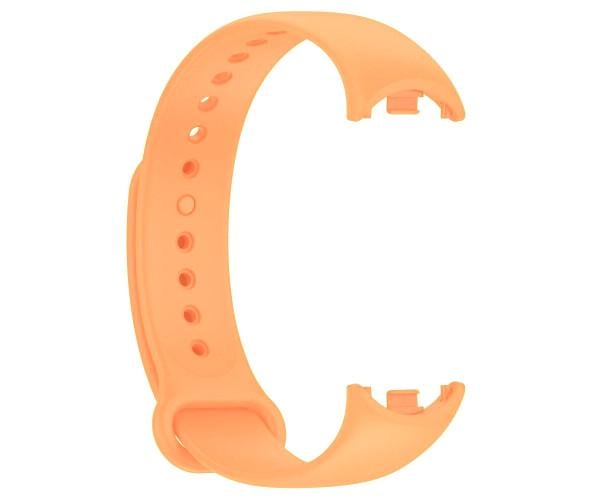 Ремешок Silicone для Xiaomi Smart Band 9 Персиковый - фото 1