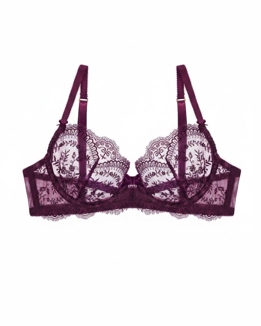 Бюстгальтер Dita von Teese 70D Бордовый (58016)