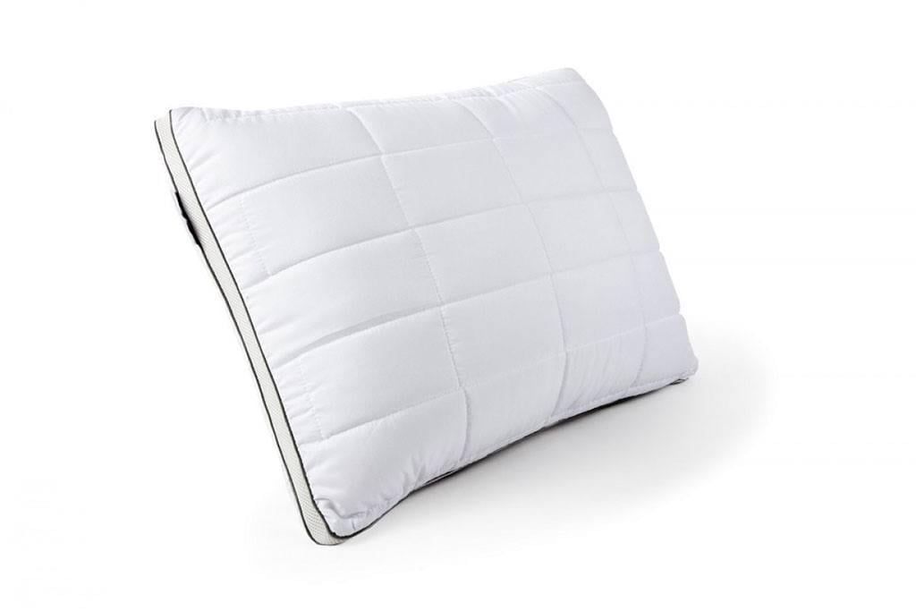 Подушка з поліефірного волокна мікрофібра 50х70 см Білий (П4К-mur-DoubleAir-001)