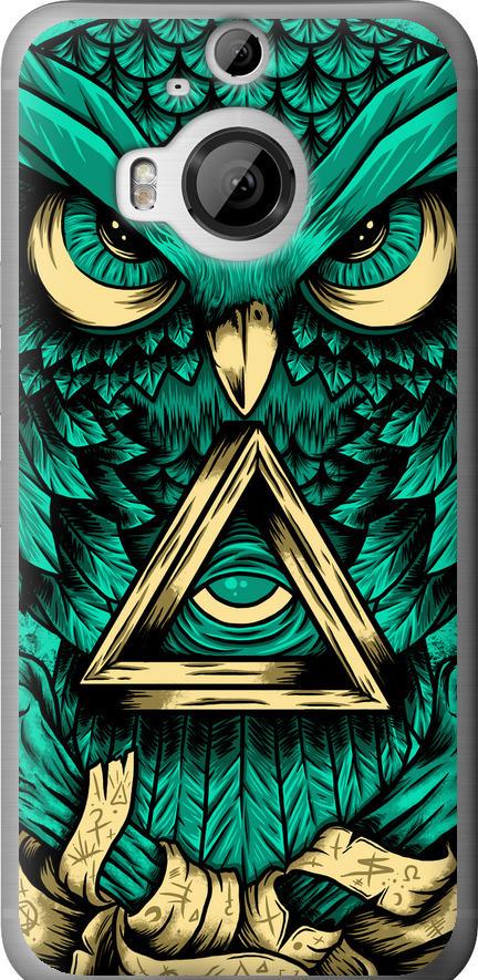 Чехол на HTC One M9 Plus Сова Арт-тату (3971u-134-42517) Чехол на HTC One M9 Plus Сова Арт-тату (3971u-134-42517)