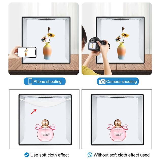 Лайткуб Puluz PU5041B LED 40х40х40 см Black - фото 3 Лайткуб Puluz PU5041B LED 40х40х40 см Black - фото 3