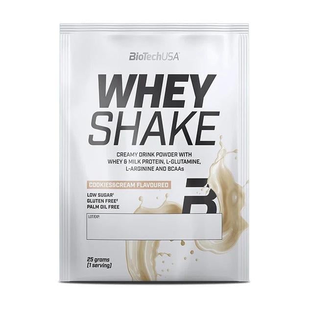 Протеїн сироватковий BioTech Whey Shake 25 г Печиво з кремом Протеїн сироватковий BioTech Whey Shake 25 г Печиво з кремом