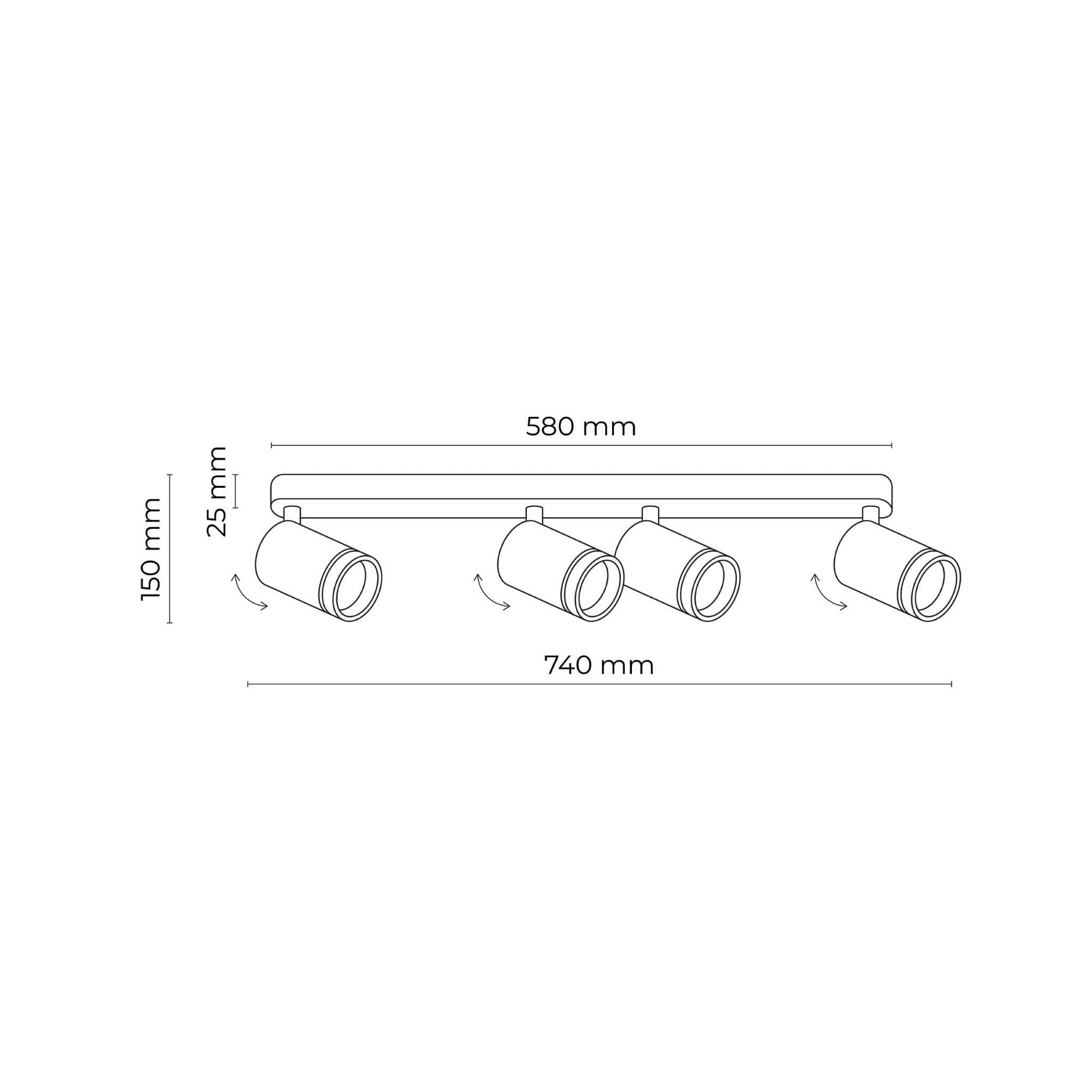 Світильник стельовий TK-Lighting Jet 6917 White - фото 6