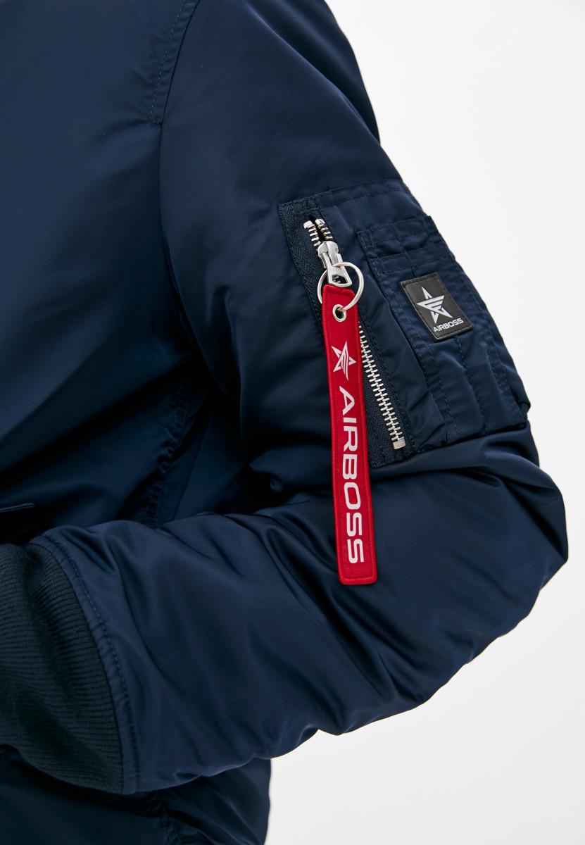Куртка-бомбер Airboss MA-1 Flight Jacket M Синий (28672) - фото 6