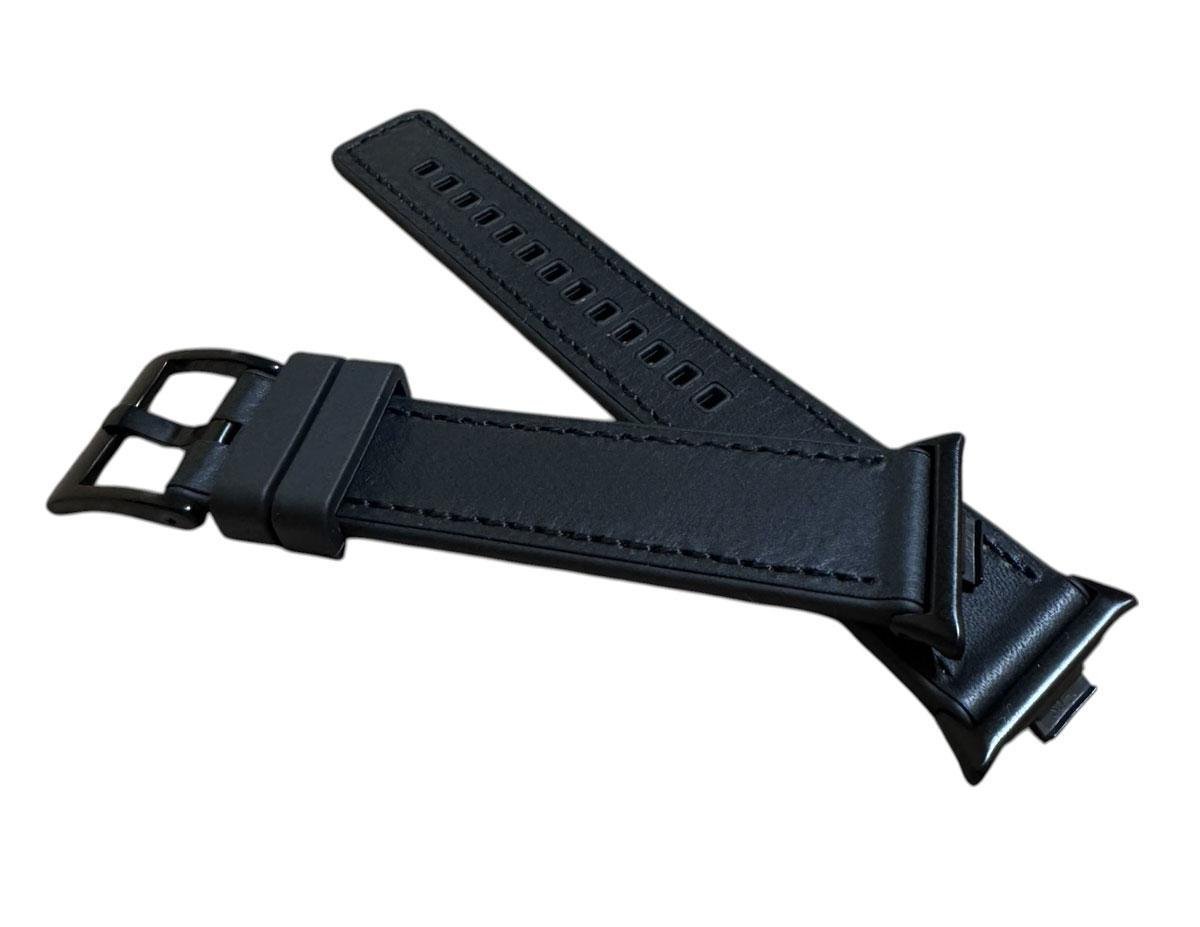 Ремешок Primolux Leather Silicone для смарт-часов Xiaomi Redmi Watch 5/Xiaomi Smart Band 9 Pro Black (2702737276)