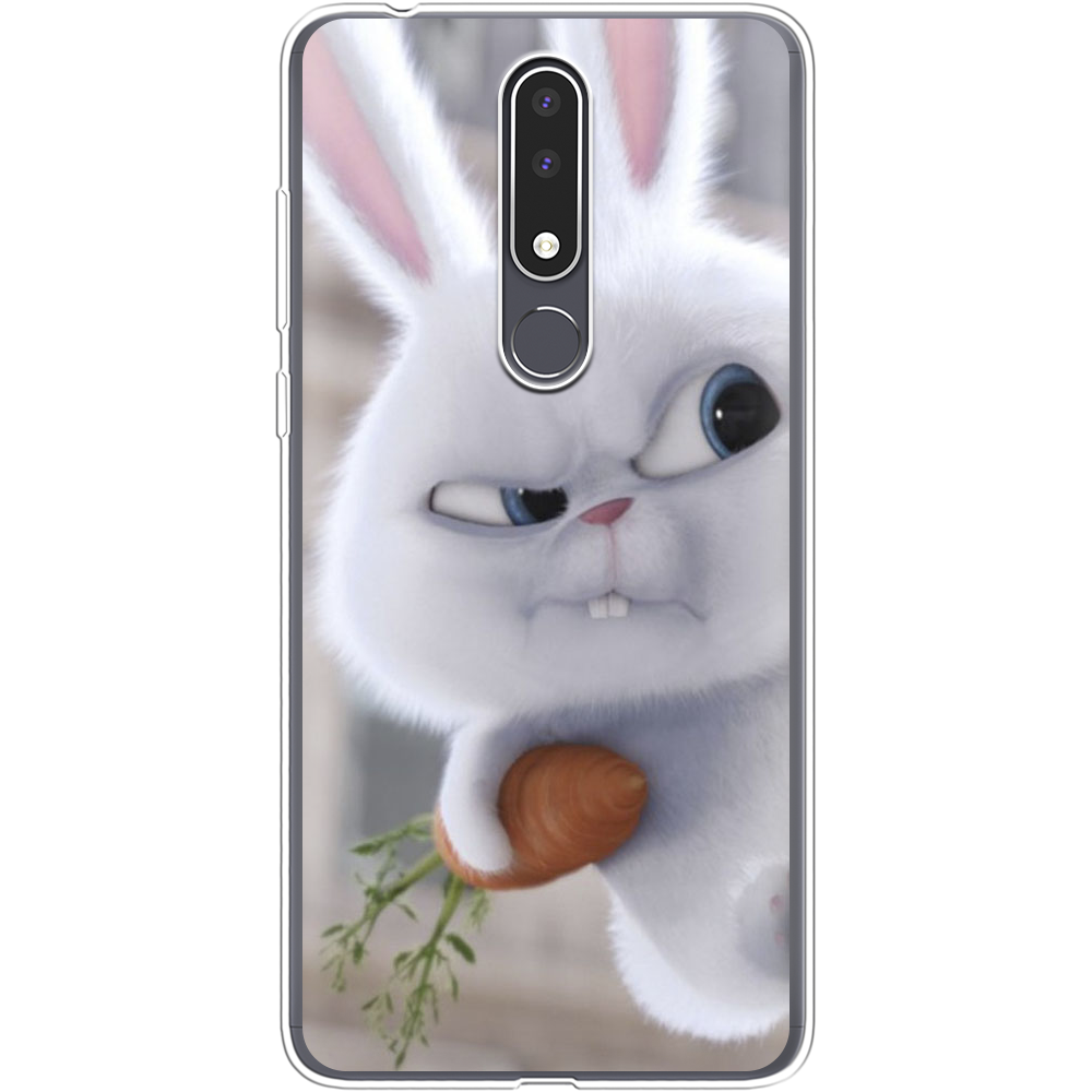 Чохол BoxFace Nokia 3.1 Plus Rabbit Snowball Прозорий силікон (36116-up1116-36116)