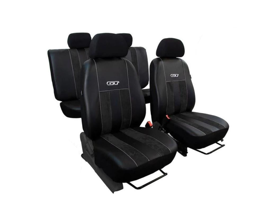 Авточехлы из экокожи Pok-ter GT line для Geely MK-2 2008-2014 2002-2011 с черной вставкой (9016173)
