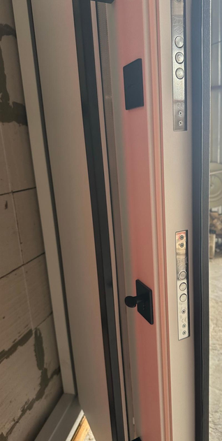 Двері вхідні Котедж рама ВІП терморозрив 2 мм 1200x2050 мм Антрацит (3682) - фото 4