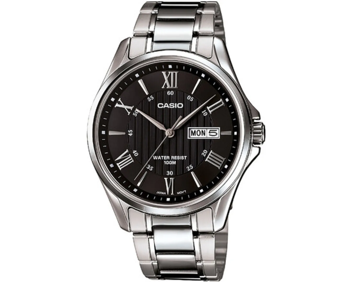 Наручные часы мужские Casio MTP-1384D-1AVDF d 41 мм Серебряный (2454356781)
