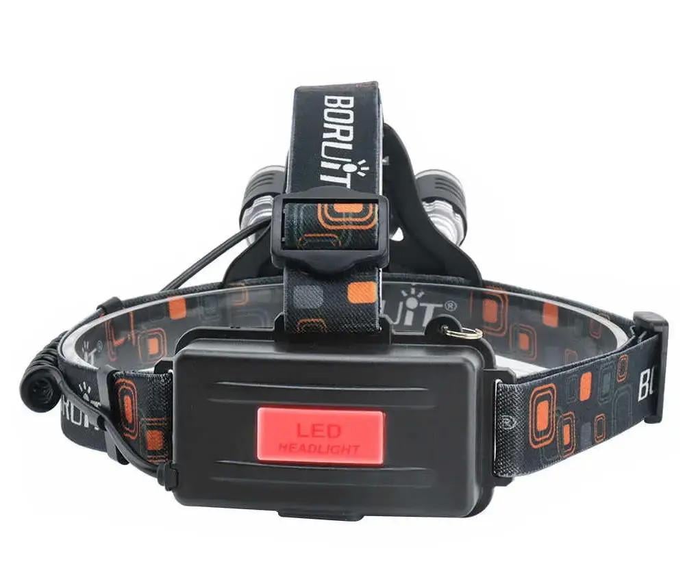 Ліхтар налобний High Power HeadLamp 3xCree T6 з 3 діодами на акумуляторах (2417) - фото 7