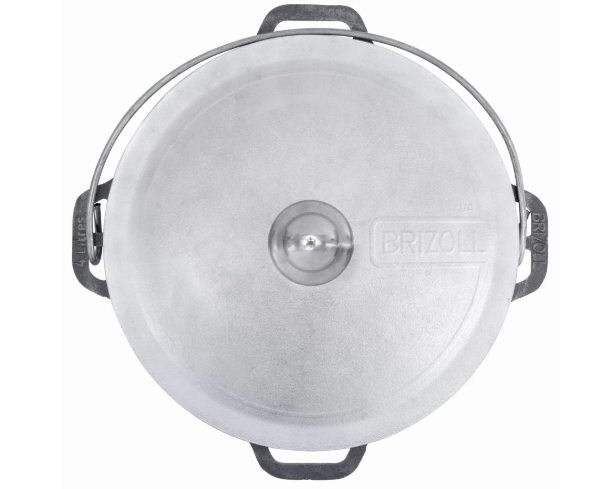 Котел чавунний азіатський Brizoll з алюмінієвою кришкою 6 л (KA06-4) - фото 3