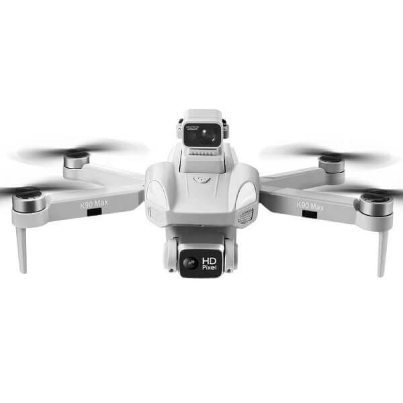 Квадрокоптер Drone RC K90 Max с лазером для обхода препятствий Серый (99-97-8557)