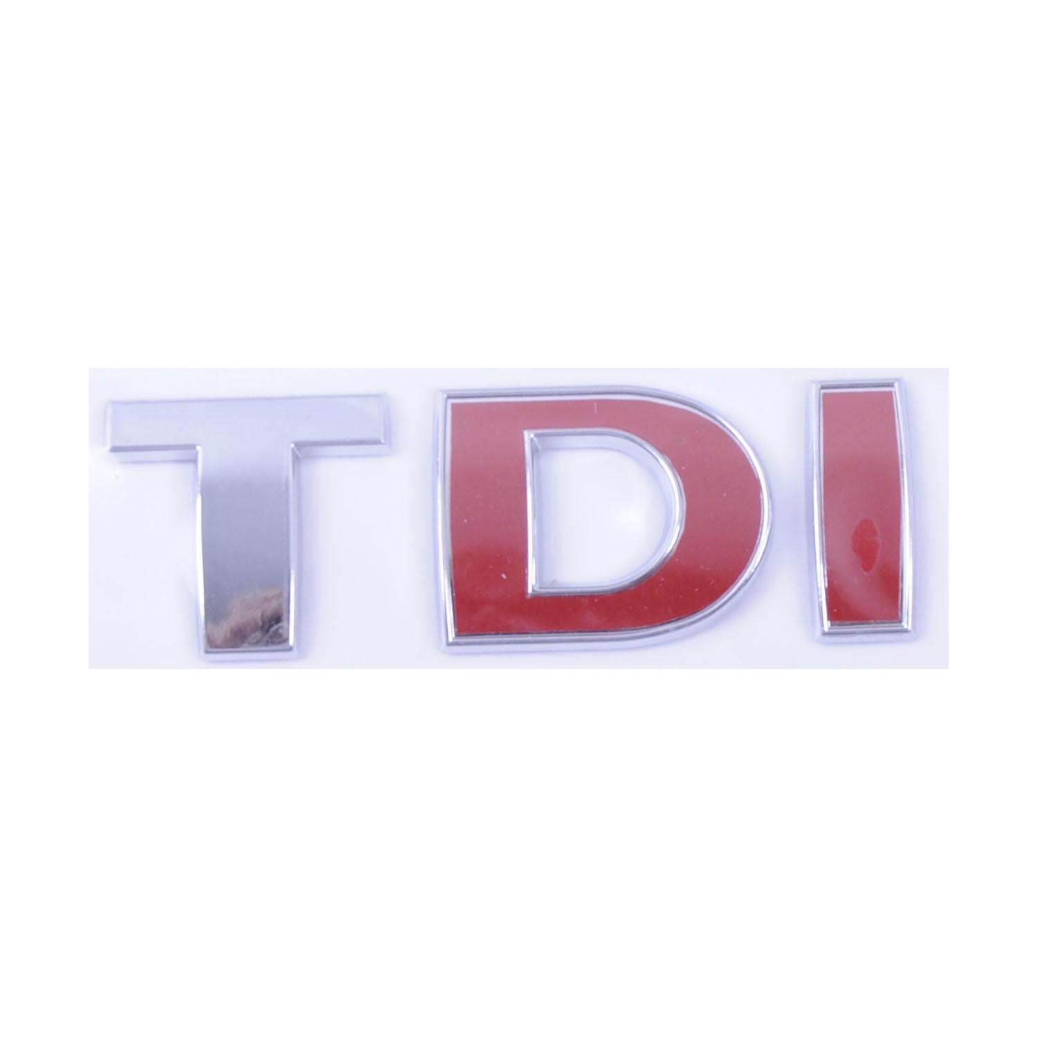 Эмблема-надпись TDI на багажник Crafter 12< 100х32 мм Красный (2H853675A GQF)