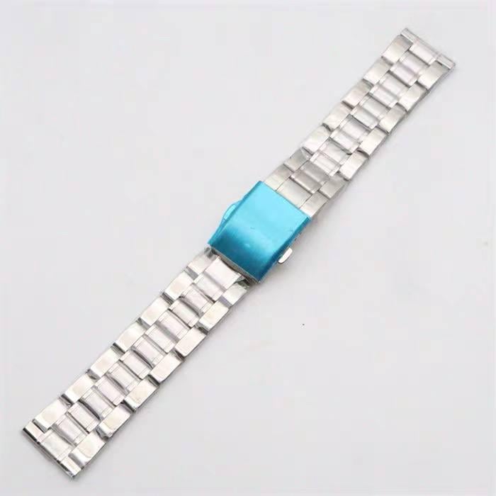 Ремінець для наручного годинника з нержавіючої сталі із застібкою з боковими кнопками 12 мм (2345452332342)