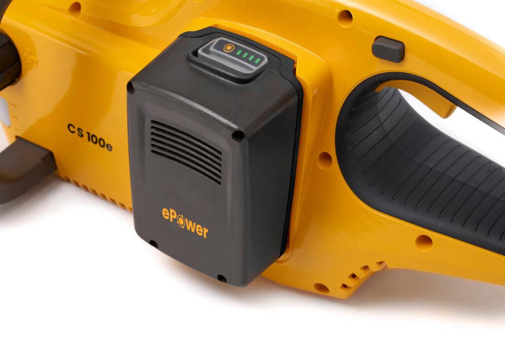 Электропила аккумуляторная Stiga CS100eKit Li-Ion 20В 25,4 см цепь 3/8 бесщеточная (a04fafca) - фото 6 Электропила аккумуляторная Stiga CS100eKit Li-Ion 20В 25,4 см цепь 3/8 бесщеточная (a04fafca) - фото 6