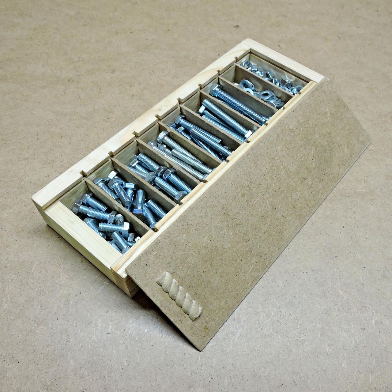 Набор болтов/гаек/шайб 1х М8 188 шт. (НБМ-000116)