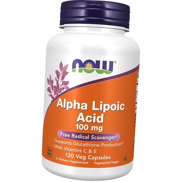 Кислота альфа липоевая Alpha Lipoic Acid 100 120 вег. капс. (70128003)