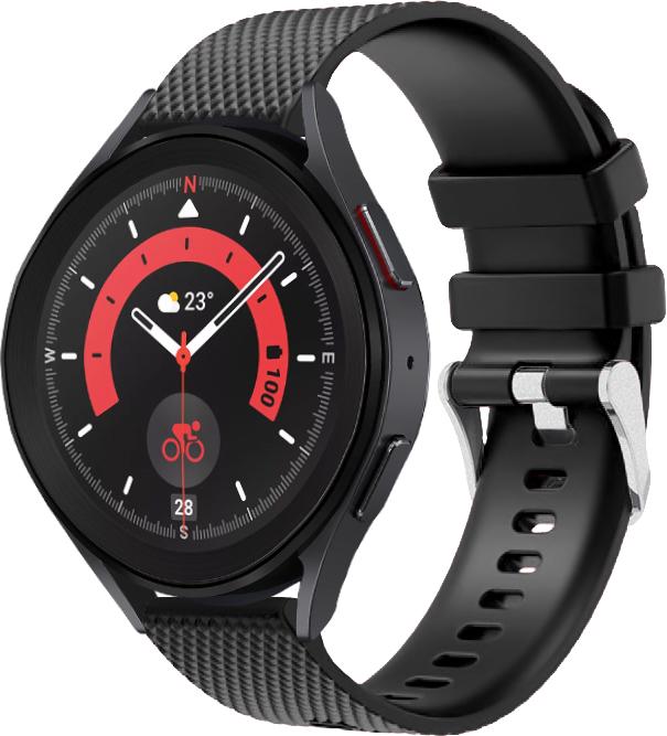 Ремінець Correa для Galaxy Watch 5 Pro Black (29664-2B) - фото 1 Ремінець Correa для Galaxy Watch 5 Pro Black (29664-2B) - фото 1