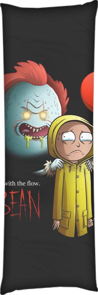 Подушка дакимакура Rick and Morty It 40x100 см (13549448)